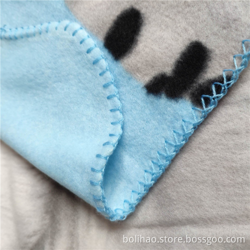 Two Side Brushed Polar Fleece Blanket Throws